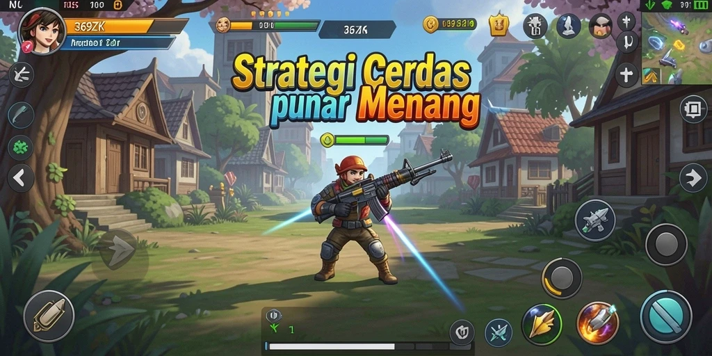 Tangkapan layar gameplay strategi 369ZK yang menegangkan dan kompetitif.