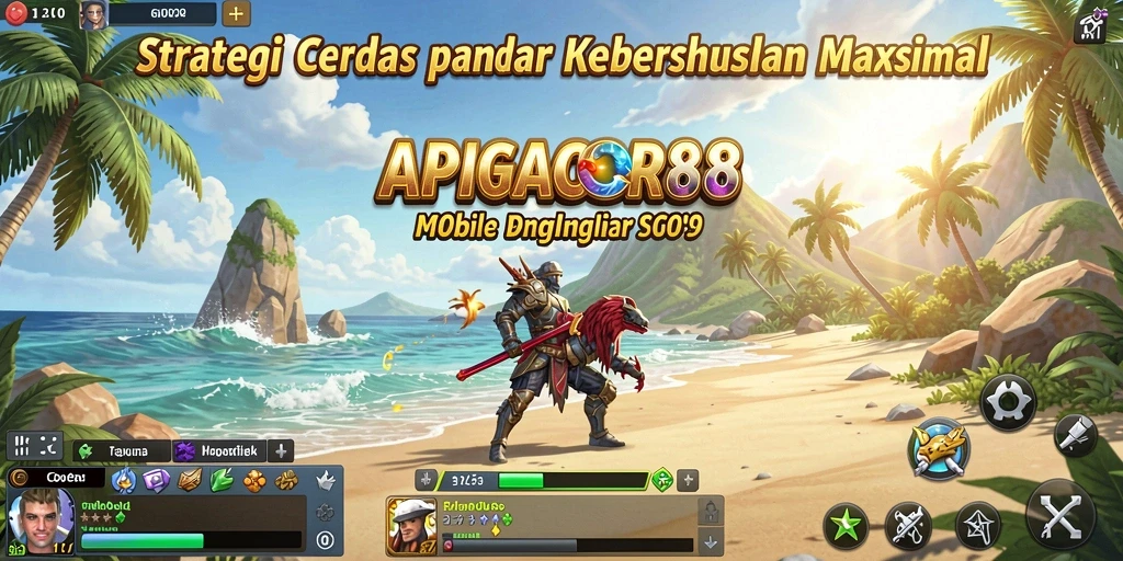 Tangkapan layar menunjukkan aksi intens gameplay strategi APIGACOR88.