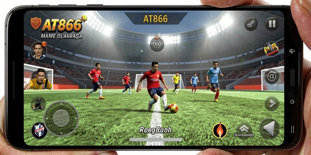 Gameplay AT866 dengan grafik menarik dan interaksi kompetitif.