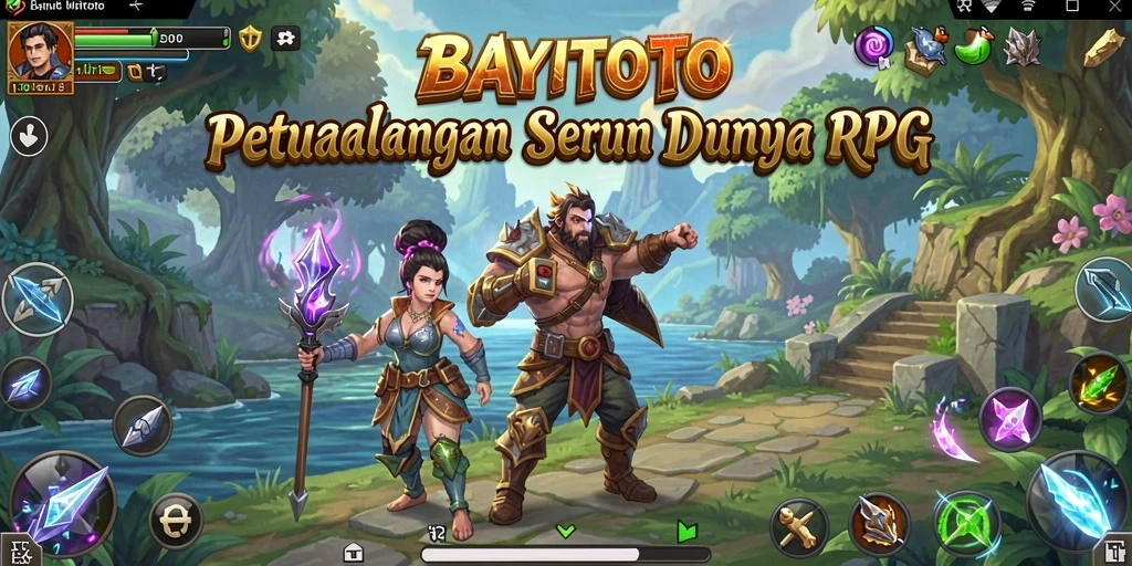Screenshot gameplay <strong>BAYITOTO</strong> menunjukkan aksi seru dalam pertempuran RPG.