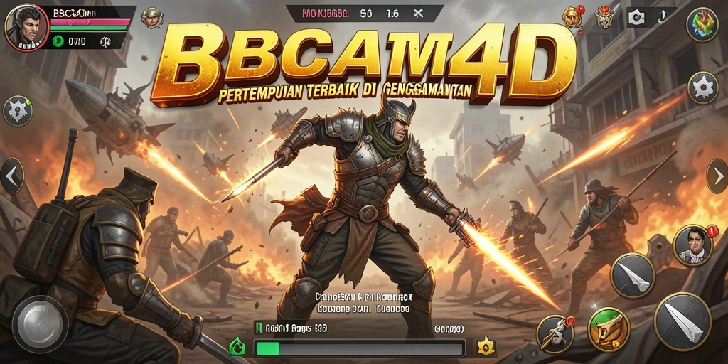 Gameplay BBCA4D yang menegangkan dan penuh aksi pertarungan.
