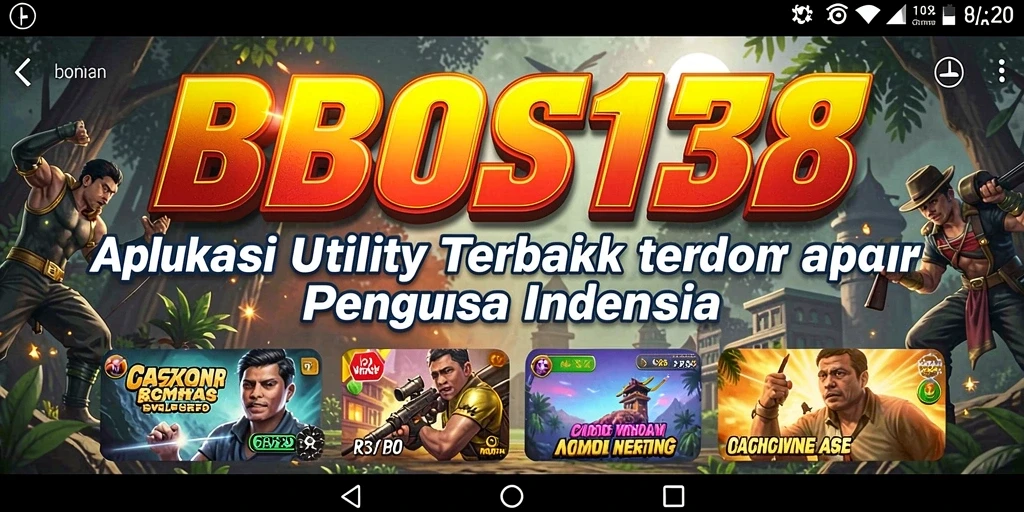 Tampilan antarmuka aplikasi BOS138 yang ramah pengguna.