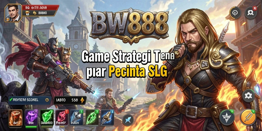 Tampilan gameplay yang menarik dari BW888 menunjukkan strategi dan aksi perang.