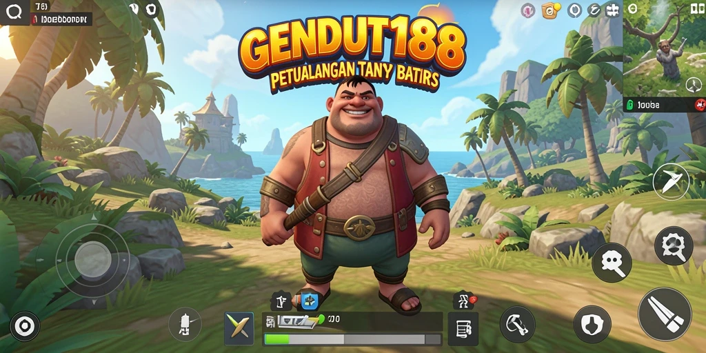 Screenshot utama GENDUT188 menampilkan aksi seru dalam dunia terbuka.
