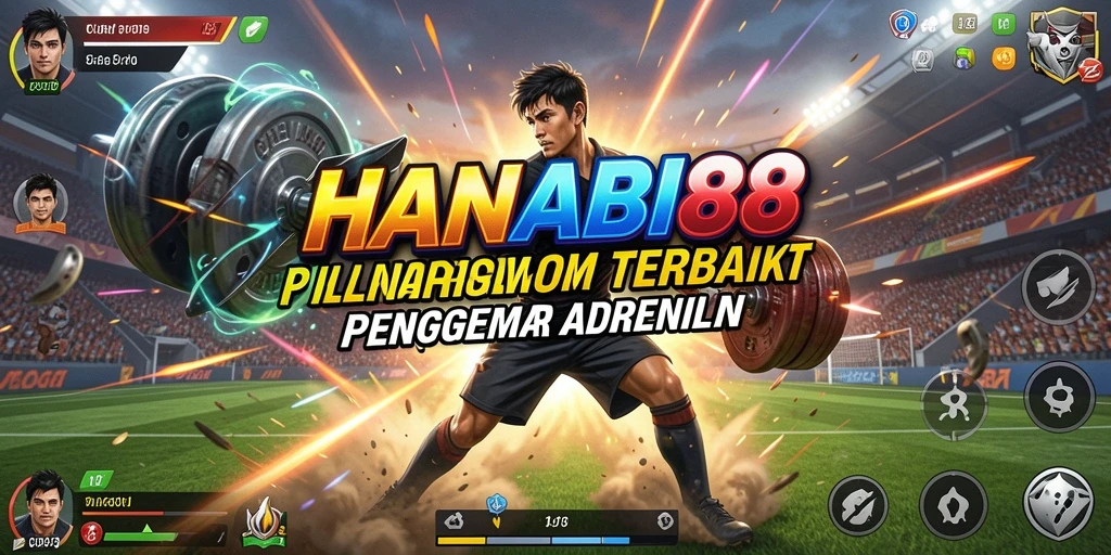 Tampilan gameplay HANABI88 yang menampilkan aksi olahraga seru.