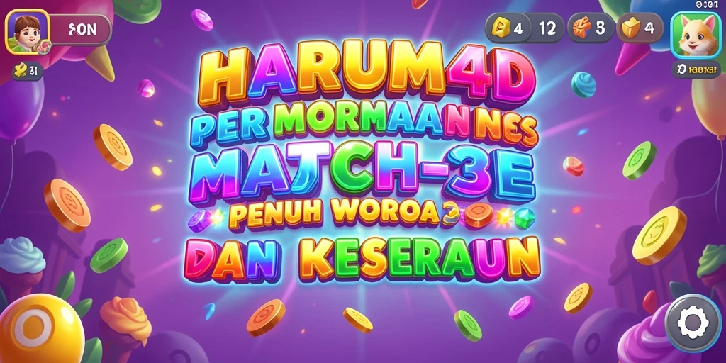 Tampilkan gameplay menarik dari HARUM4D yang penuh warna.