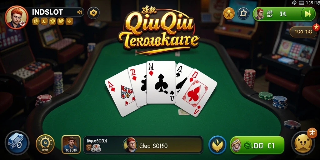 Tampilan gameplay QiuQiu yang menarik dan interaktif.