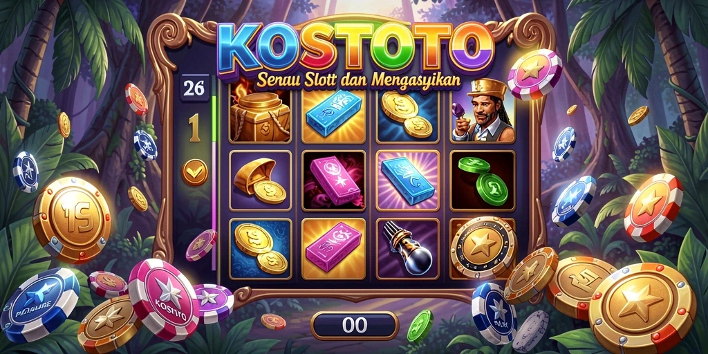Gameplay seru di KOSTOTO dengan berbagai pilihan Slot.