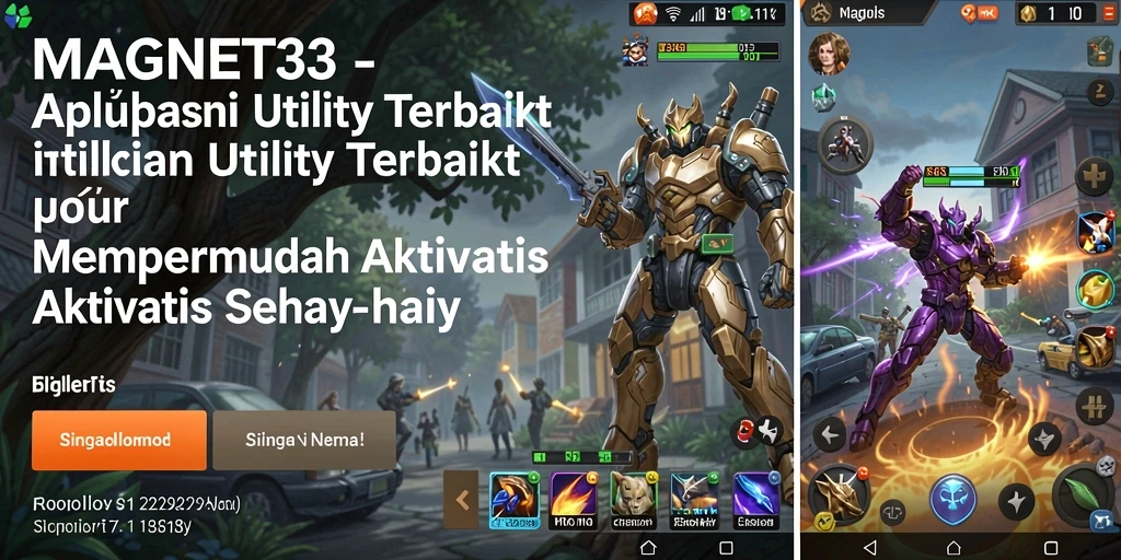Screenshot utama MAGNET33 menampilkan tampilan aplikasi Utility yang intuitif.