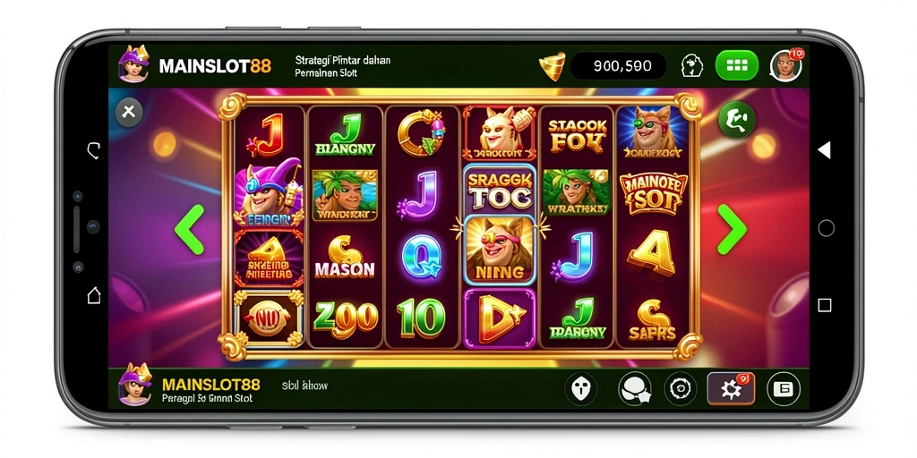 Tampilan menarik dari gameplay strategi MAINSLOT88.
