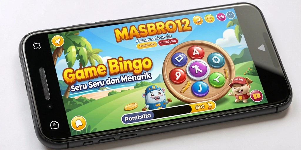 Tampilan gameplay seru dalam game Bingo MASBRO12.