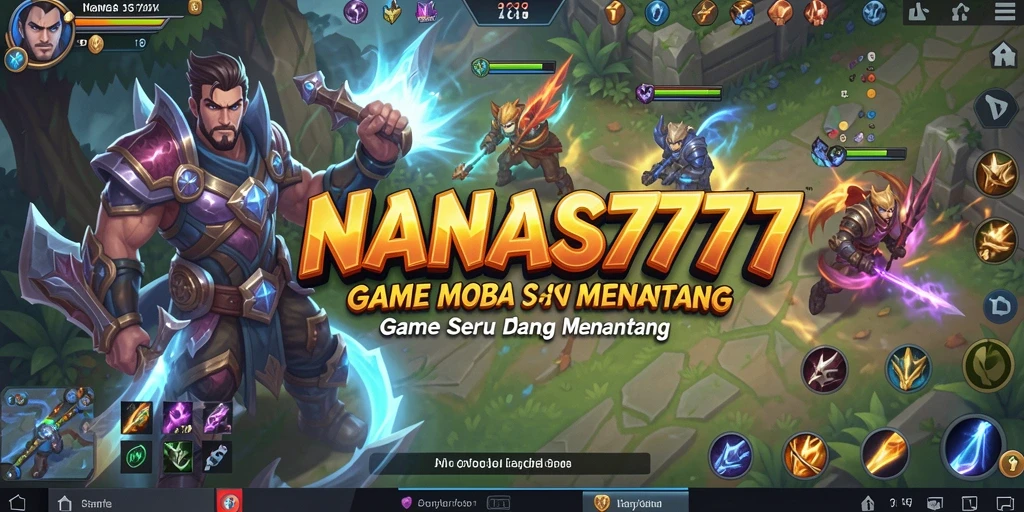 Screenshot gameplay NANAS777 yang menampilkan aksi seru di arena pertarungan.