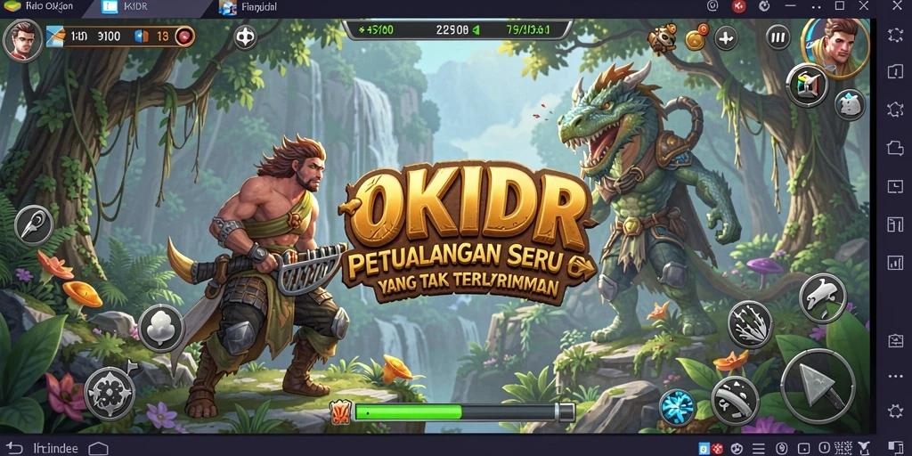 Screenshot gameplay OKIDR yang menunjukkan aksi petualangan seru.