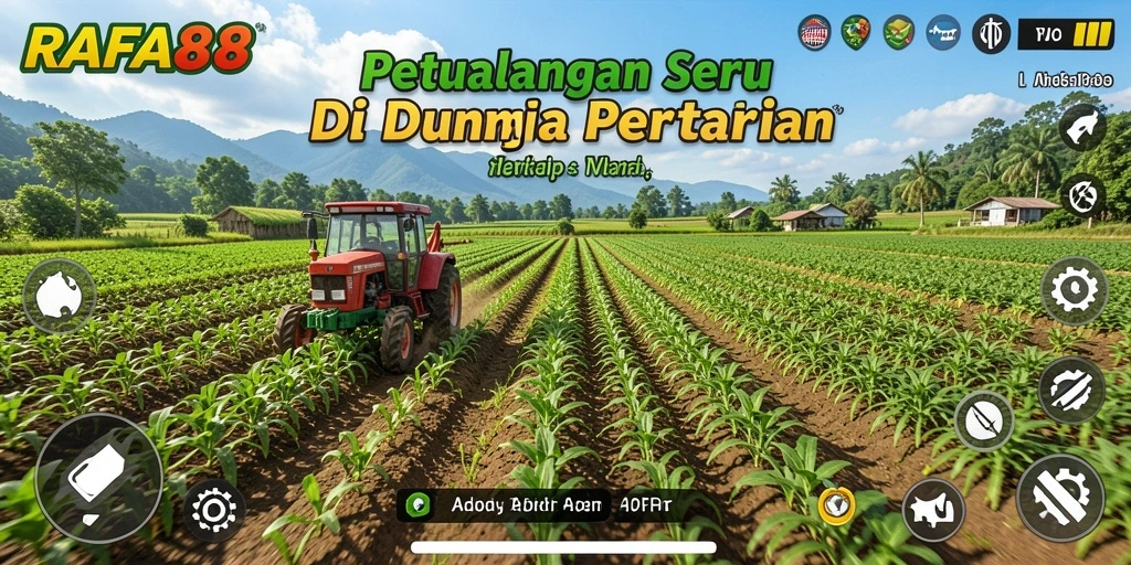 Tampilan menakjubkan gameplay dalam dunia pertanian RAFA88.