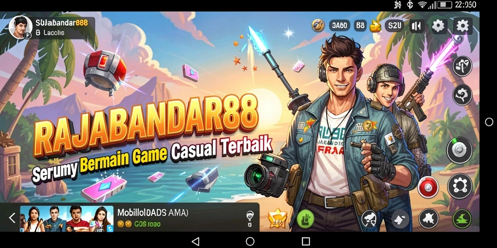 Tampilan gameplay RAJABANDAR88 yang seru dan menghibur.