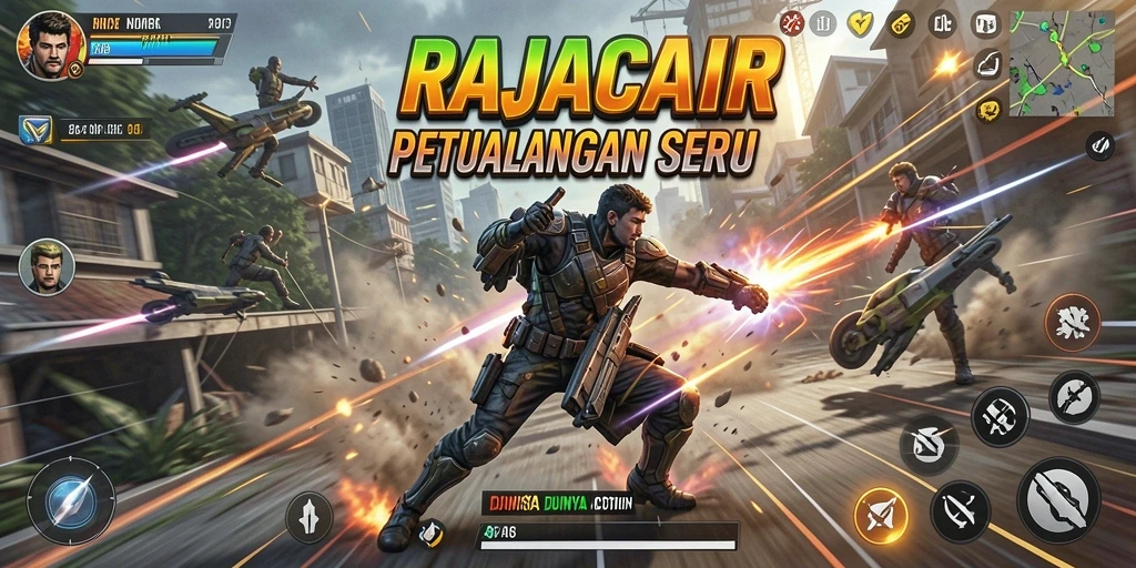Screenshot gameplay seru dari game RAJACAIR.