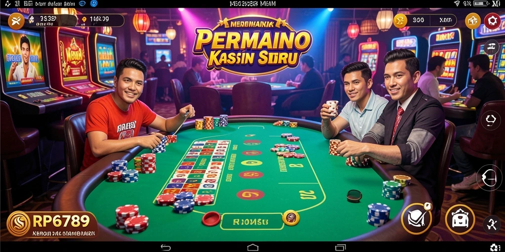 Tampilan gameplay seru dan menarik di RP6789 dengan berbagai pilihan permainan Kasino.