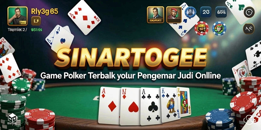 Tampilan gameplay Poker yang menarik dan interaktif.