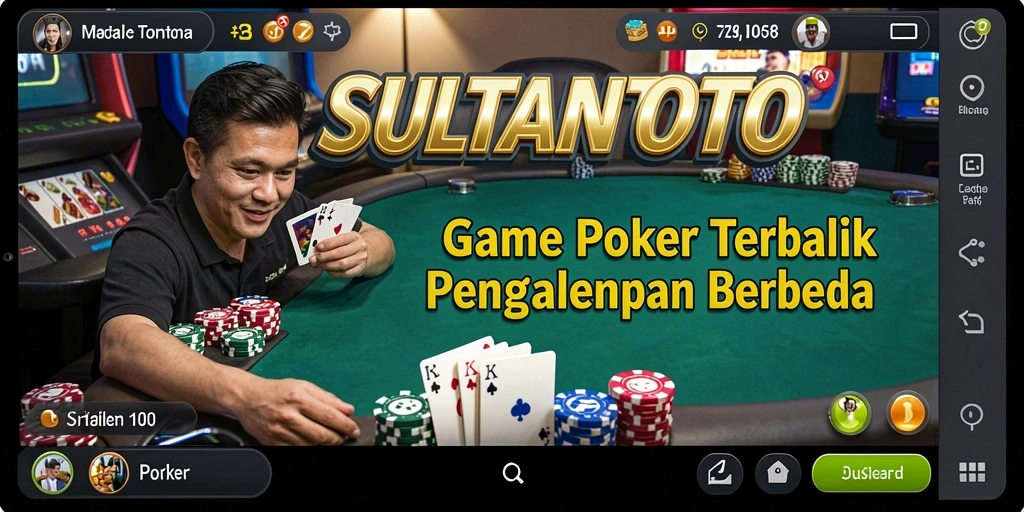 Screenshot dari gameplay Poker di SULTANTOTO yang menarik.