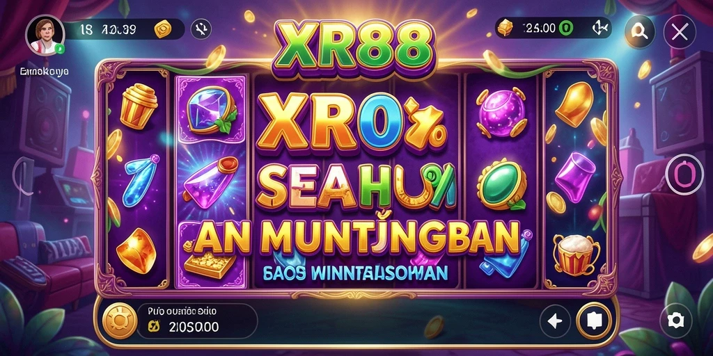 Screenshot gameplay XR88 yang menunjukkan keseruan putaran Slot.